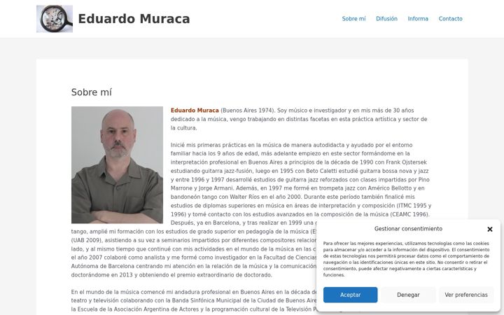 Screenshot of eduardomuraca.com