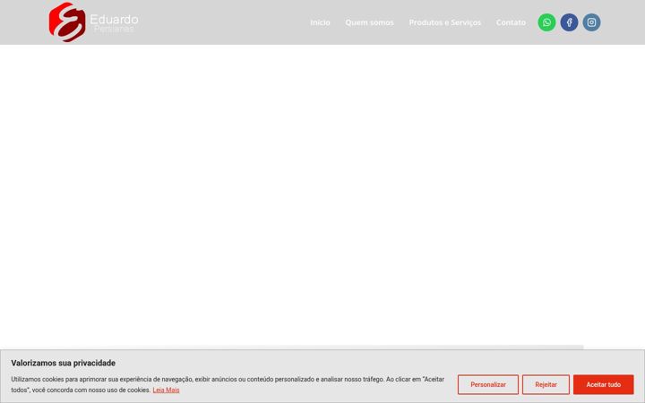 Screenshot of eduardopersianas.com.br