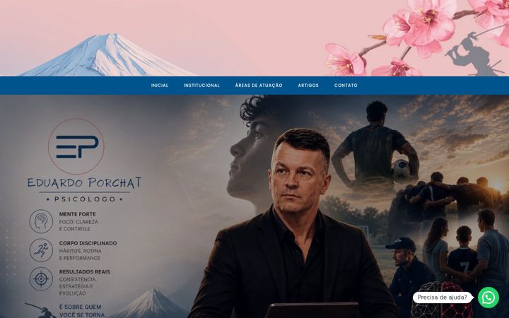 Screenshot of eduardoporchat.com.br