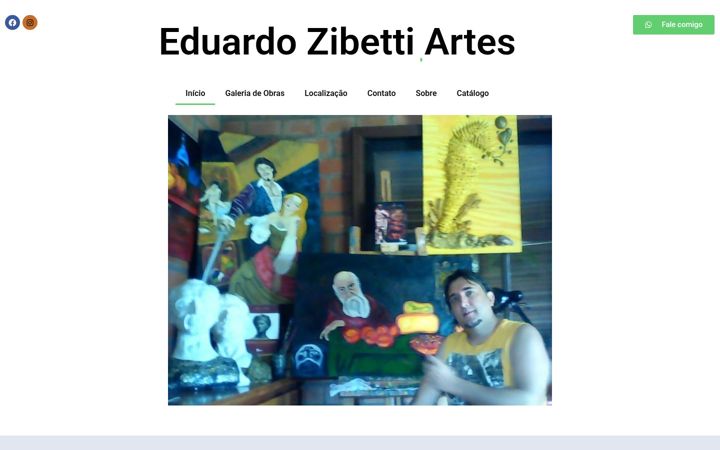 Screenshot von eduardozibettiartes.com.br
