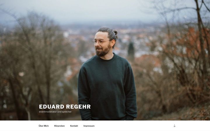 Ekrano kopija eduardregehr.de