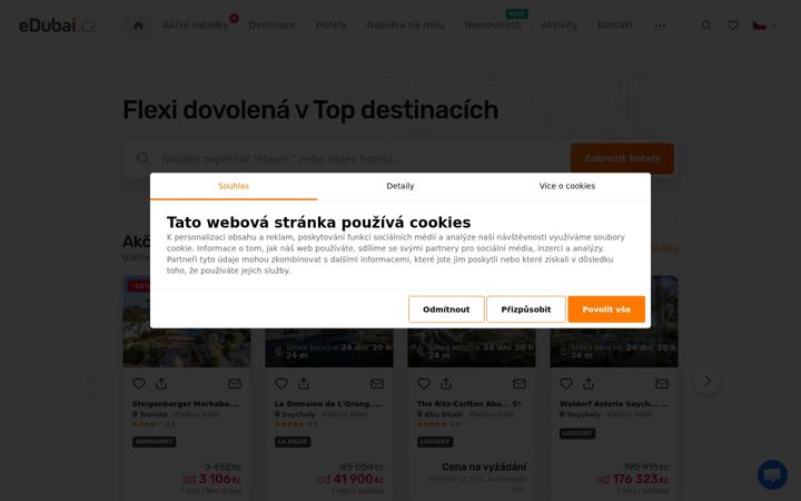 Screenshot van edubai.cz