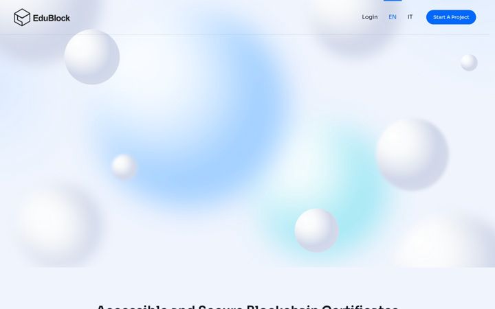 Zrzut ekranu edublock.io
