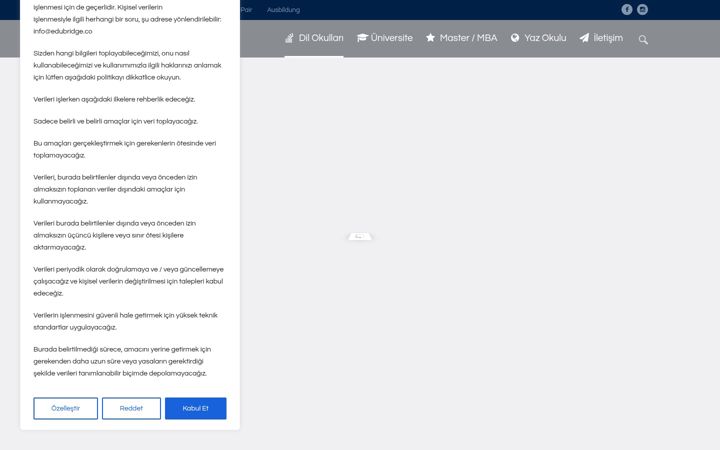 Screenshot of edubridge.co