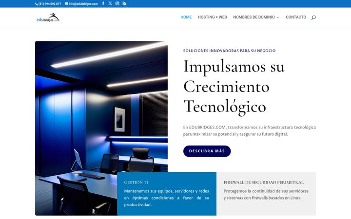 Screenshot of edubridges.com