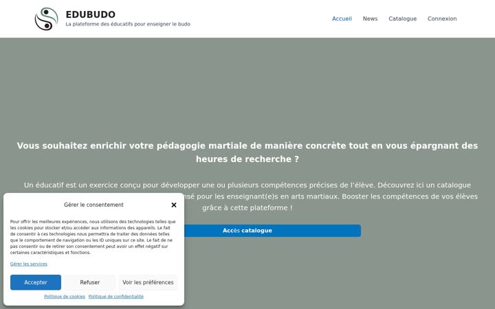 Screenshot of edubudo.com