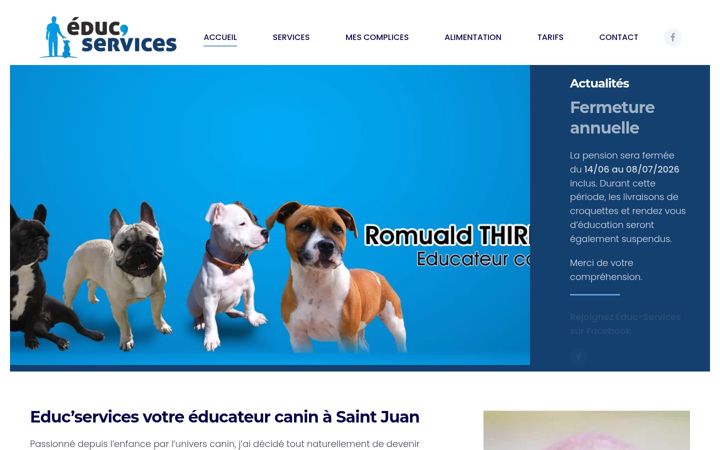 Screenshot of educ-services.fr