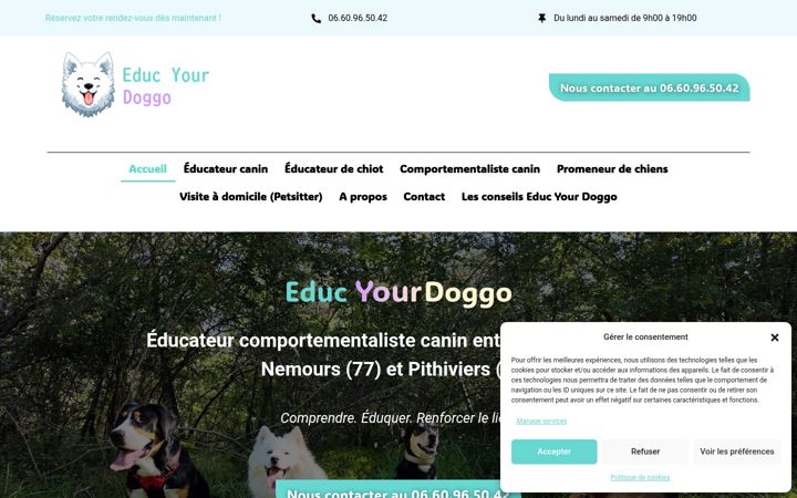 Screenshot of educ-your-doggo-educateur-canin.fr