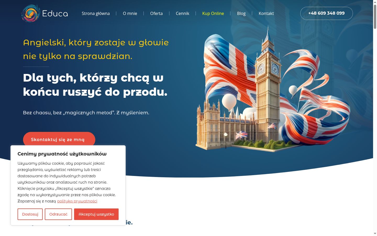 Snímka obrazovky banera súhlasu zobrazeného pred akoukoľvek interakciou