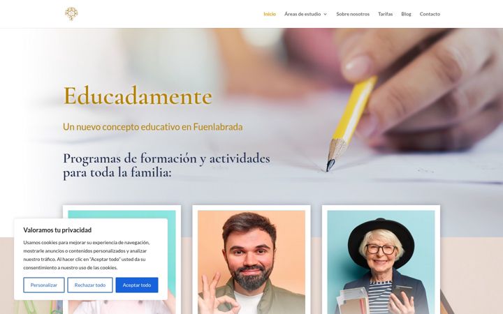 Screenshot of educadamente.info