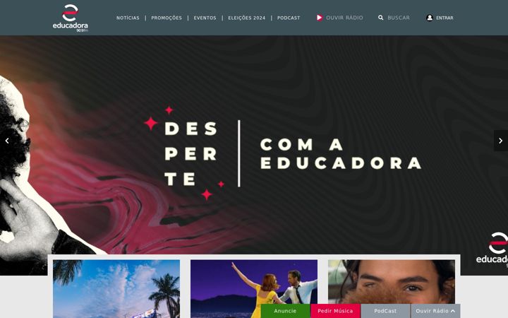 Snímek obrazovky educadora909.com.br