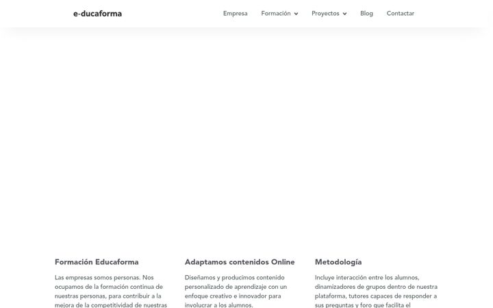 Screenshot of educaforma.com