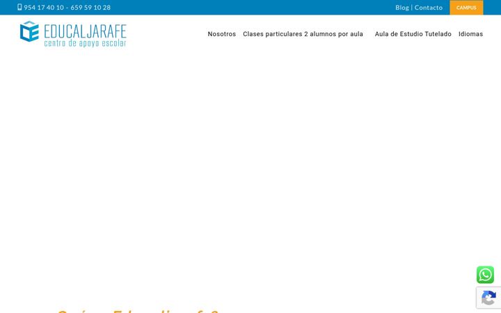 Screenshot of educaljarafe.com