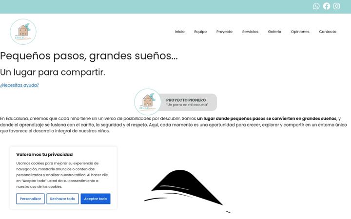 Screenshot of educaluna.com