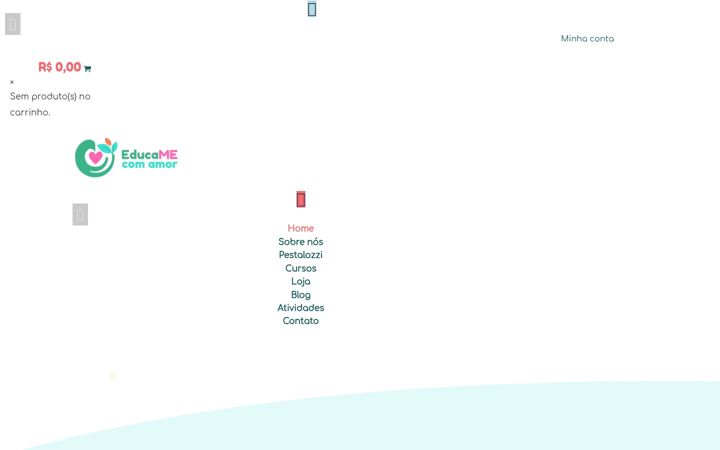 Screenshot of educamecomamor.com.br