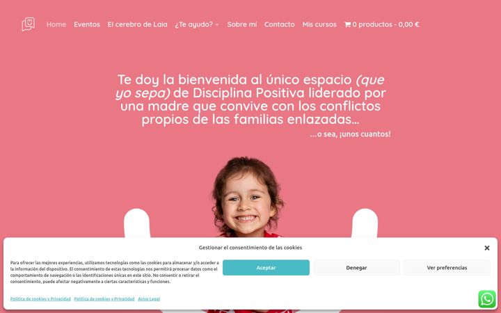 Screenshot of educameenpositivo.com