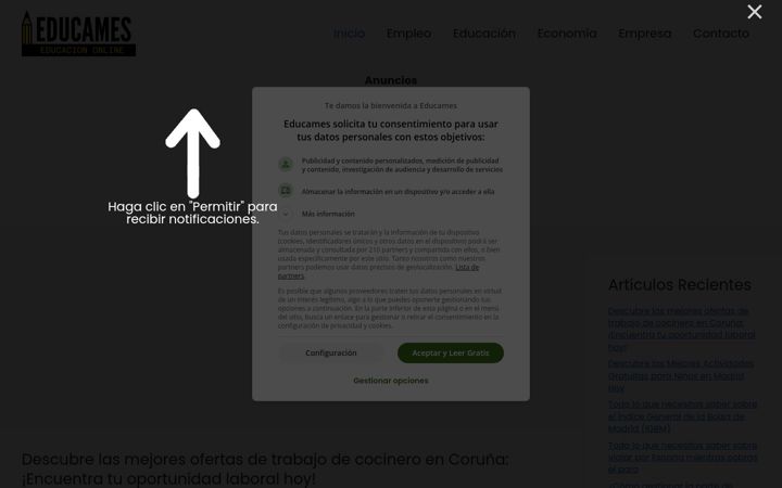 Skjermbilde av educames.es