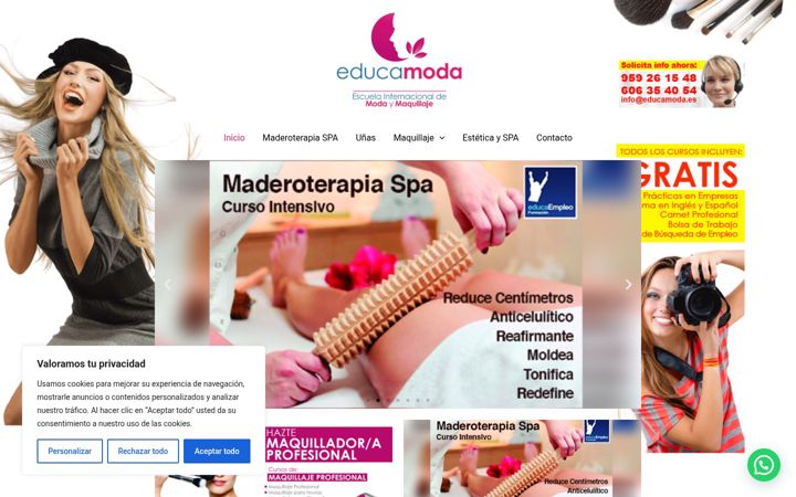 Screenshot of educamoda.es