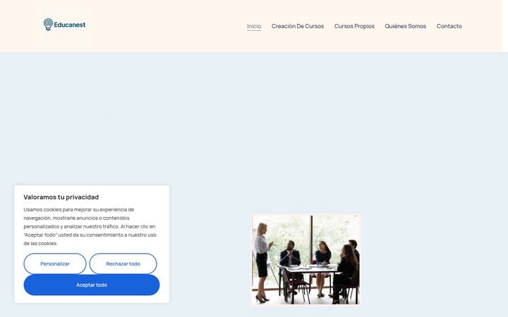 Skjermbilde av educanest.es