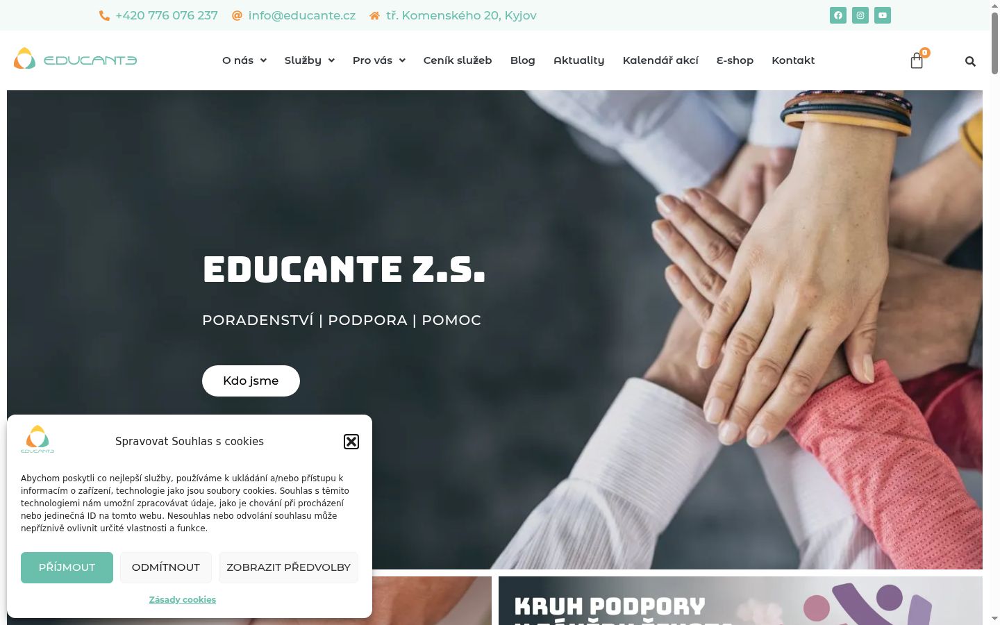 Zrzut ekranu banera zgody wyświetlanego przed jakąkolwiek interakcją