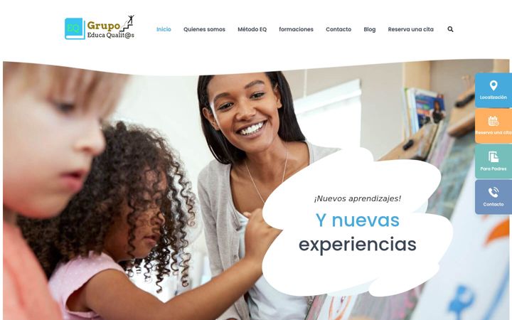 Screenshot ta' educaqualitas.com
