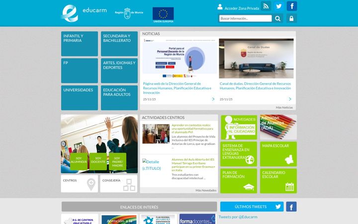 Screenshot of educarm.es