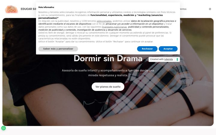 Skjermbilde av educarsindrama.es