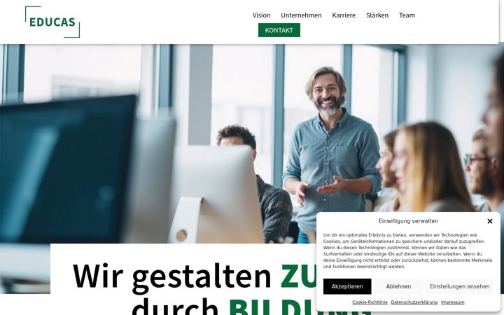 Screenshot of educas.de