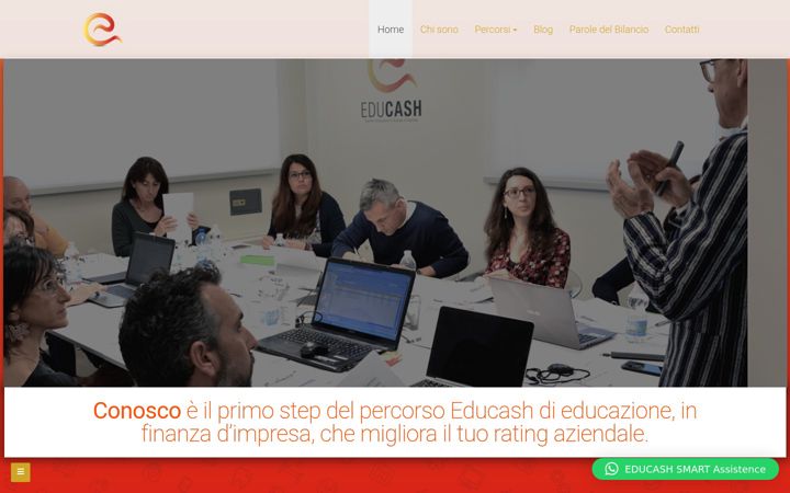 Screenshot von educash.it