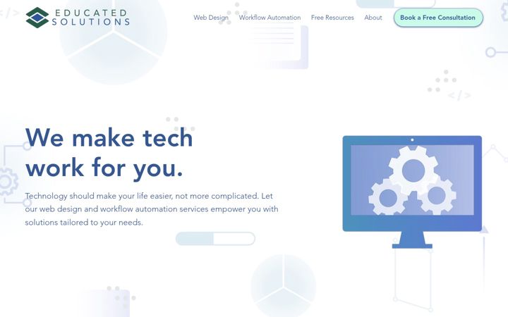 Screenshot of educatedsolutions.org