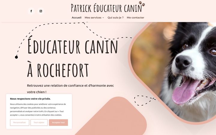 Skærmbillede af educateur-canin-17.fr