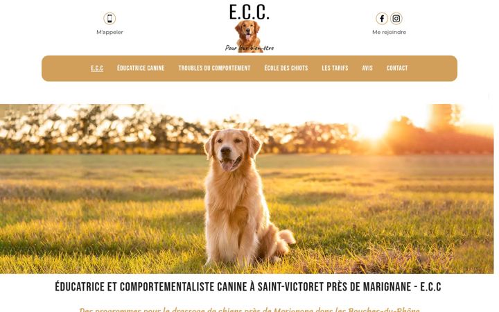 Screenshot of educateur-canin-saint-victoret.fr