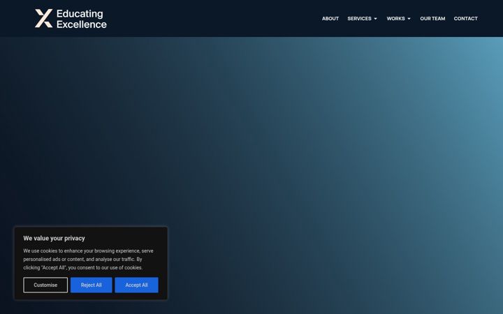 Screenshot of educatingexcellence.co.uk