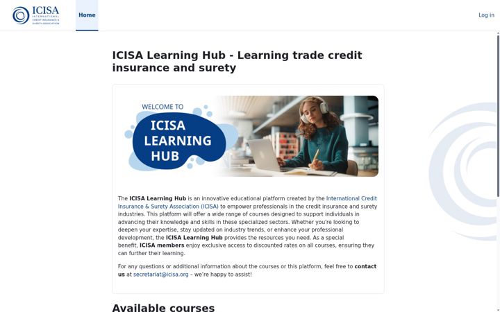 Screenshot of education-icisa.org