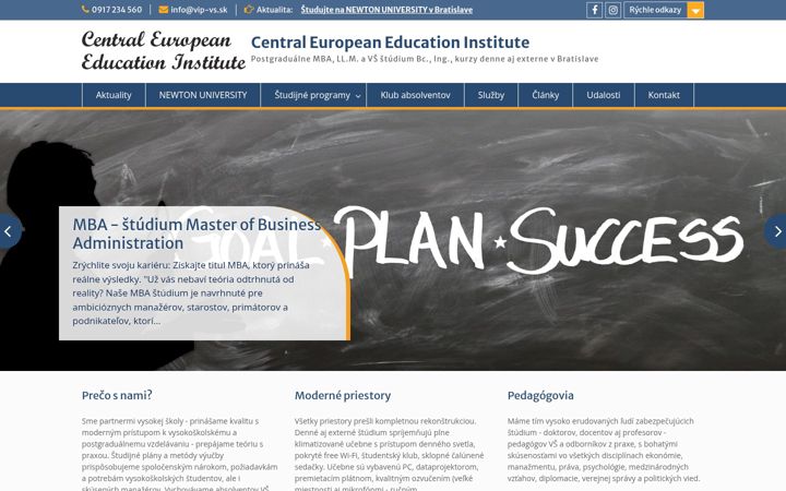 Skærmbillede af education-institute.eu