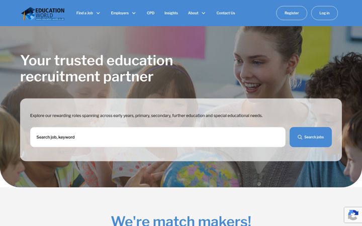 Screenshot of education-world.co.uk