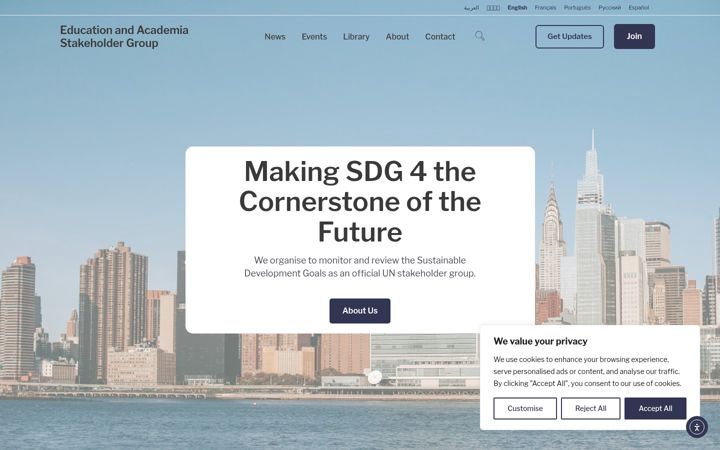 Screenshot of educationacademia.org