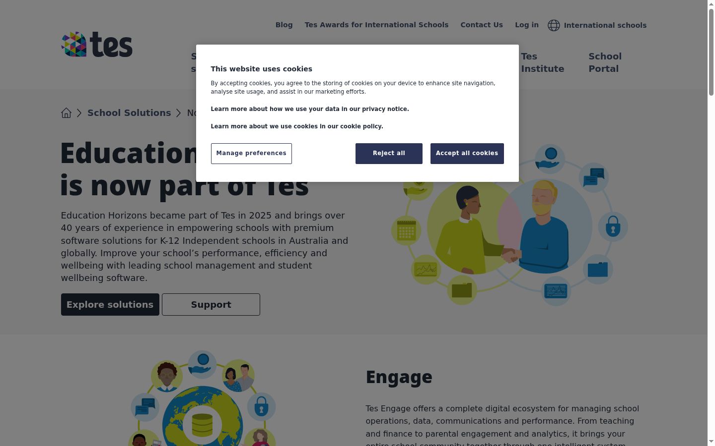 Screenshot tal-banner tal-kunsens muri qabel kwalunkwe interazzjoni