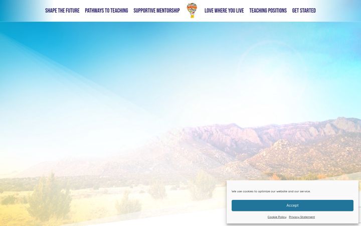 Screenshot of educationiscallingnm.org