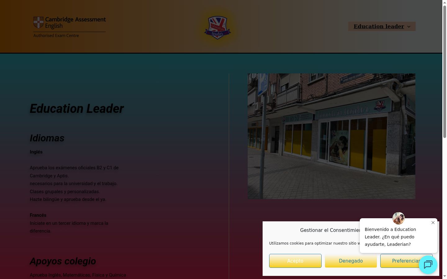 Screenshot van de toestemmingsbanner zoals getoond vóór enige interactie