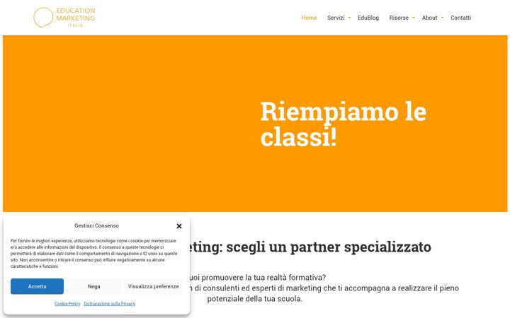 Screenshot von educationmarketing.it