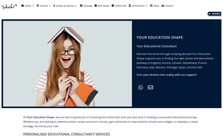 Screenshot of educationshape.com
