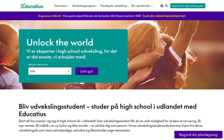Ekraanipilt saidist educatius.dk