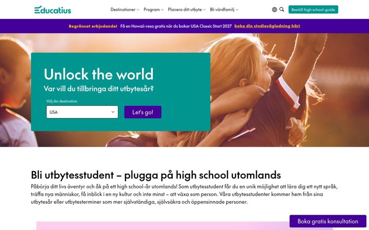 Snímek obrazovky educatius.se