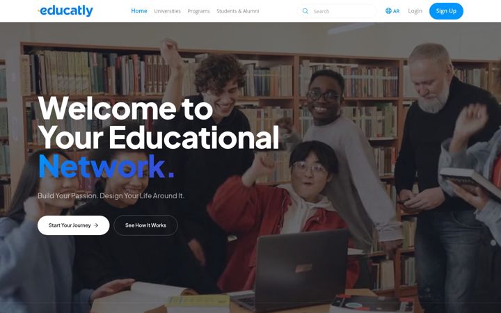 Screenshot van educatly.com