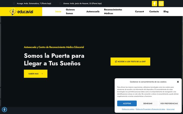 Screenshot of educavial.net