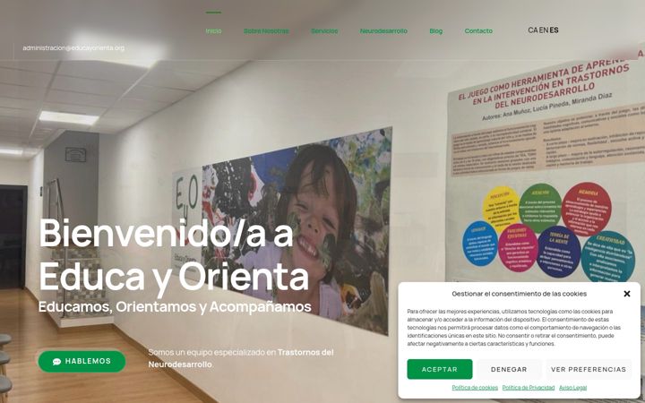 Screenshot of educayorienta.org