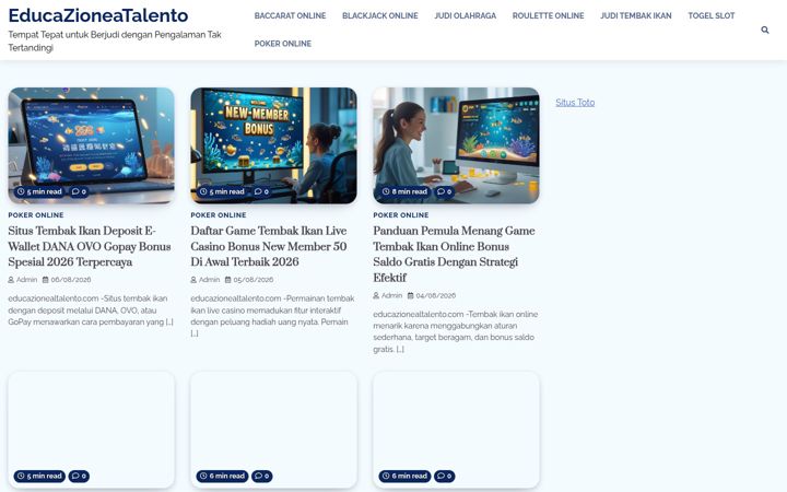 Screenshot of educazionealtalento.com