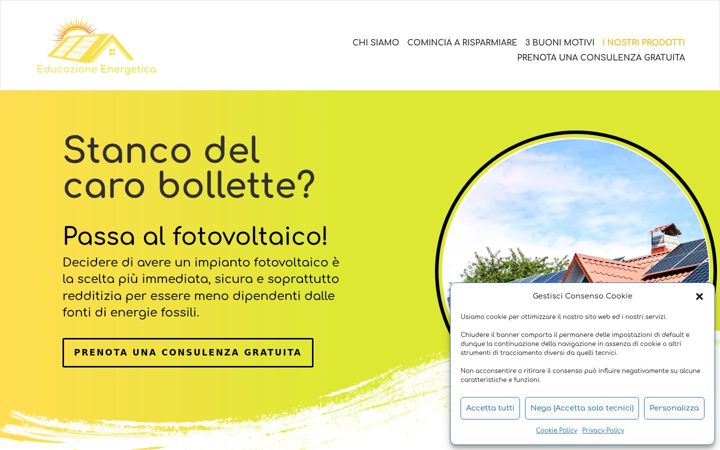 Screenshot von educazioneenergetica.it
