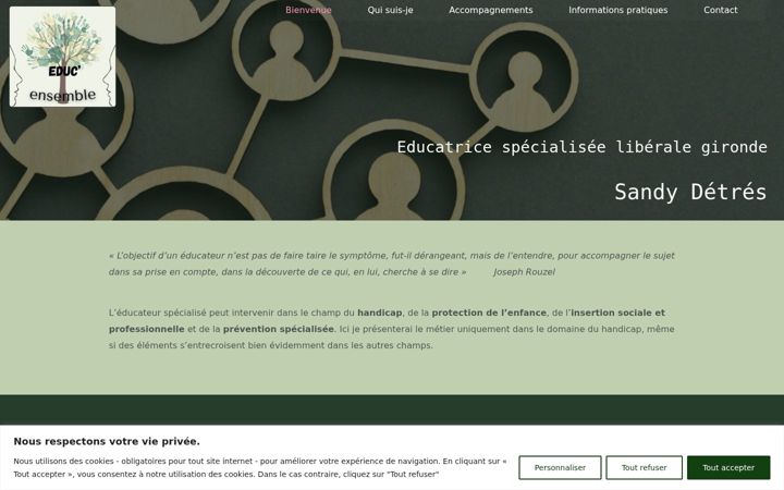Screenshot of educensemble.fr